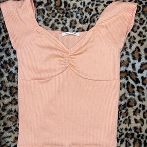 Off the Shoulder Orange Top